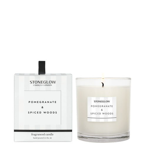 Stoneglow Candle Pomegranate & Spiced Woods