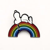 Snoopy Good Vibes Enamel Pin Badge