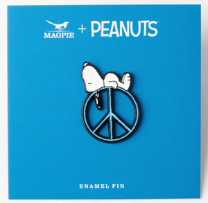 Snoopy Peace Enamel Pin Badge