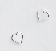 bear hugs card with sterling silver heart earrings