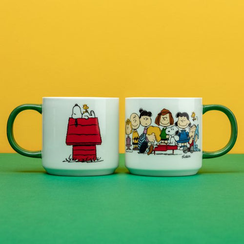 snoopy and the gang mug