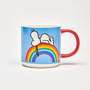 snoopy good vibes mug